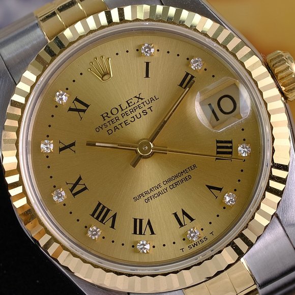 Authentic Rolex 31mm Datejust 68273 18k Yellow Gold /Stainless Steel Jubilee - Picture 4 of 9
